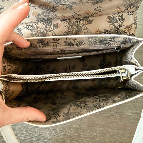 Joy Susan Aria Ring Bag with Crossbody Strap in Off White - Picture 6 of 10